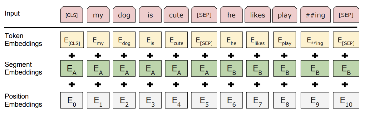 BERT input schematic